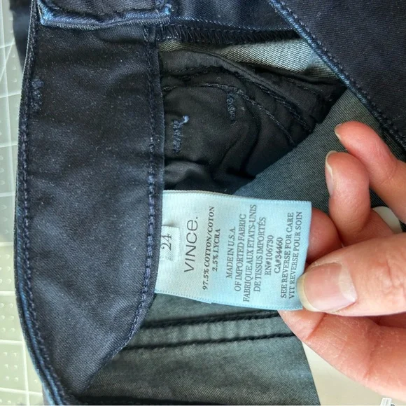 VINCE WOMENS NAVY PANT - Picture 3 of 8